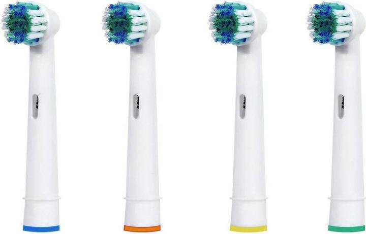 ASMI Ersatz Zahnbürsten, Zahnbürstenkopf, 4 Stück, kompatibel mit Oral-B (4 x)