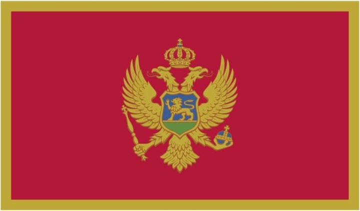 Immagine prodotto Bügelbilder Bügelbild Montenegro Flagge (1 x)