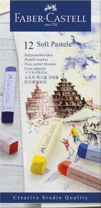 Produktbild Faber-Castell Softpastellkreiden STUDIO (Mehrfarbig, 12 x)