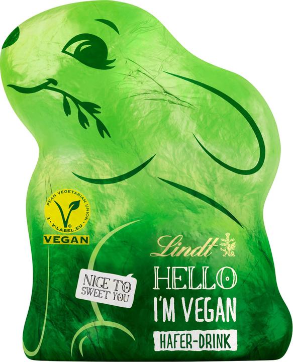 Lindt Hello Vegan Bunny mit Hafer-Drink (80 g)