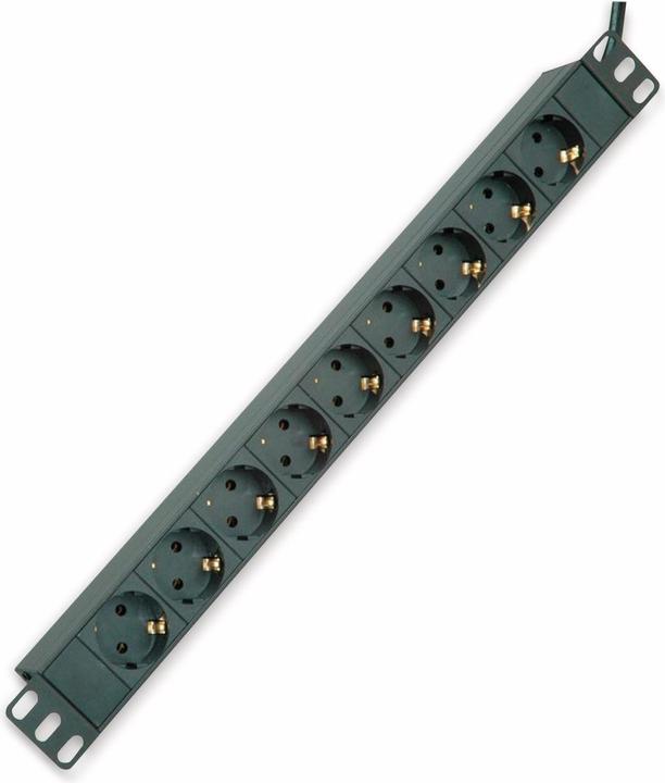 Actual product image Roline Power strip (rack (9 x, CEE 7/3, 2 m)