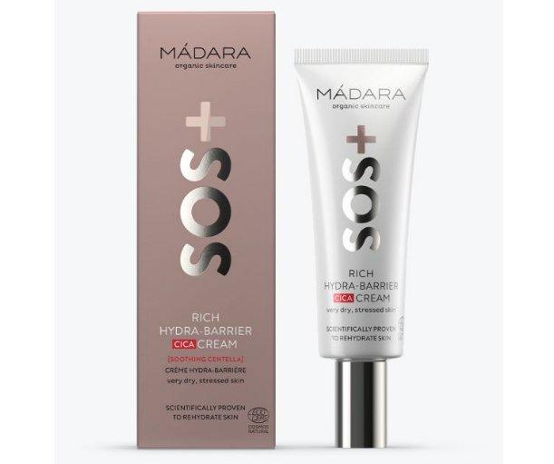 Produktbild Madara SOS Rich Hydra Barrier CICA Creme - Beruhigt und spendet Feuchtigkeit (40 ml, 24h Creme)