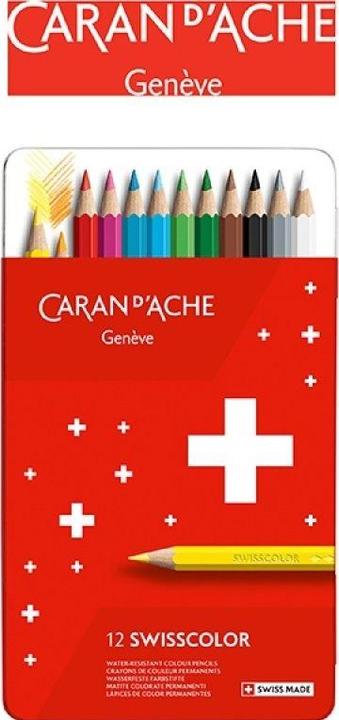 Immagine prodotto Caran d'Ache Matite colorate Swisscolor (Colore misto, 12 x)