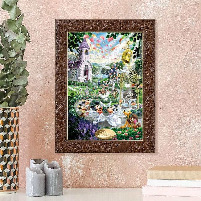 Immagine prodotto Disney Puzzle di cristallo olografico Topolino e Minnie 108 pezzi "Campane nuziali (108 pezzi)