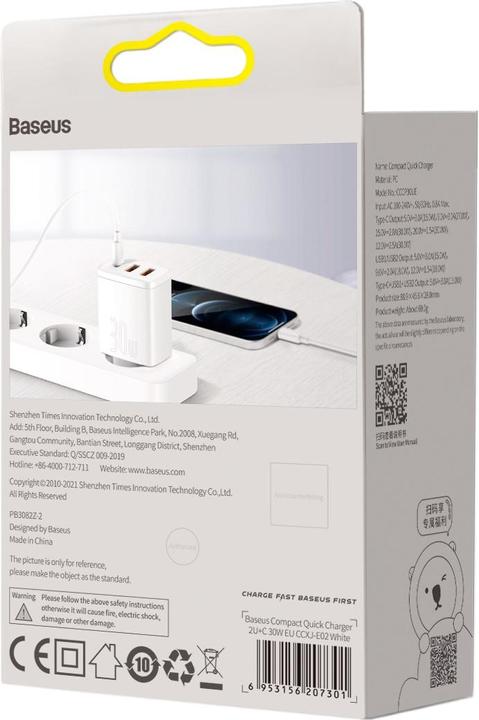 Produktbild Baseus Compact Quick Charger (30 W)