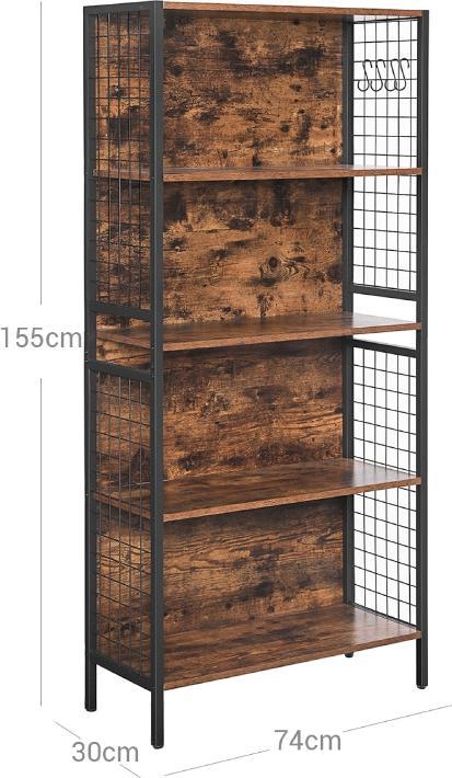 Actual product image Vasagle Buffet (74 x 30 x 155 cm)
