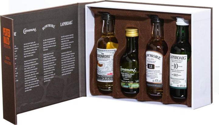 Produktbild Beam Suntory Peated Malts of Distinction Tasting Selektion Set 40% Vol. 4x0,05l (Single Malt)