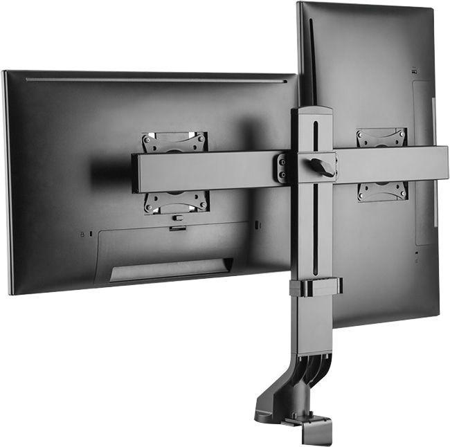 Produktbild LogiLink Monitorhalterung 2-fach, 1727", Aluminium, Curved Screens (27")