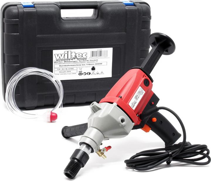 Immagine prodotto Wiltec Carotatrice fino a 110 mm 2080W 1700 giri al minuto Carotatrice per carotaggio (110 millimetri)