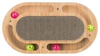 Immagine prodotto Trixie Gratta e Vinci con telaio in legno (Palla giocattolo per gatti)