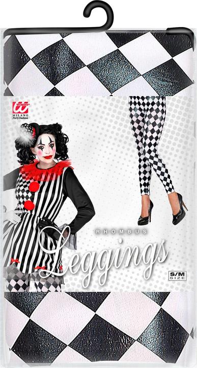Actual product image Widmann Leggings diamond pattern metallic (S/M)