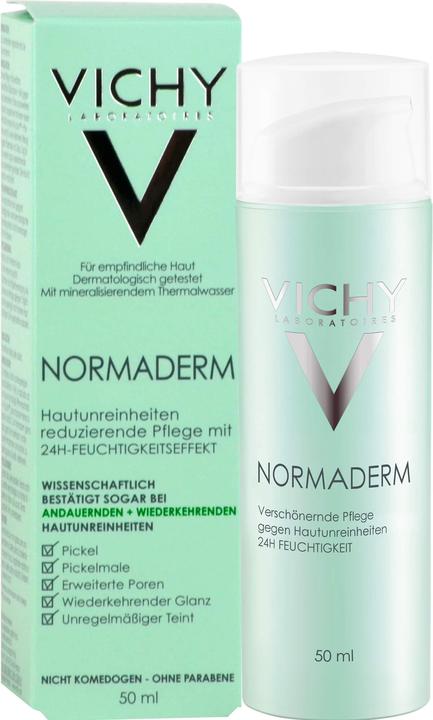 Actual product image Vichy Normaderm 24h Moisturiser (50 ml, 24h cream)