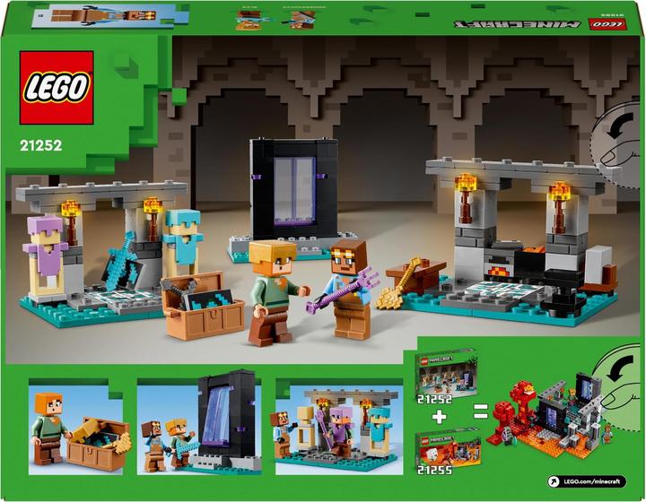 Produktbild LEGO Die Waffenkammer (21252, LEGO Minecraft)
