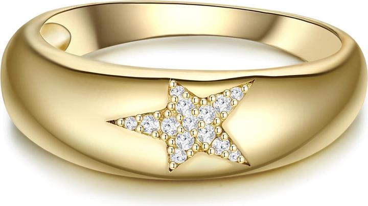 Image du produit Glanzstücke München Femmes argent sterling zirconium or jaune - 29966 (50, Argent 925)