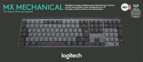 Produktbild Logitech MX Mechanical (DE, Kabellos)