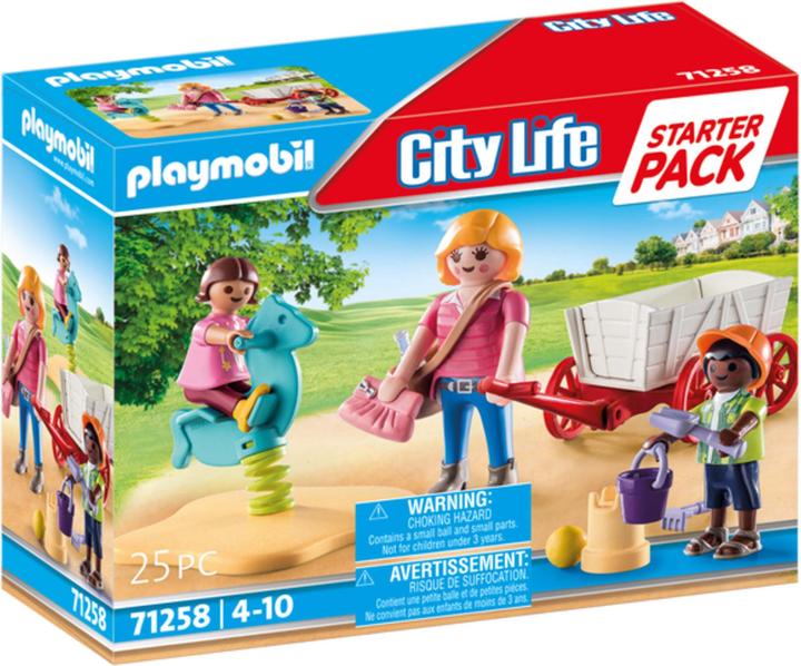 Playmobil 71258 Starter Pack governess with handcart (71258, Playmobil City Life)