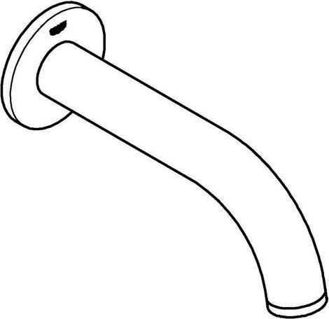Actual product image Grohe Bath spout ATRIO ha graph curved