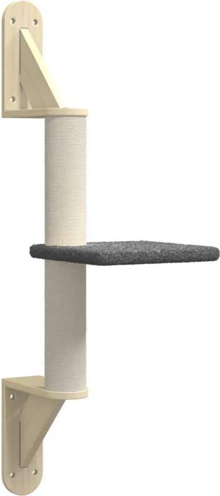 Immagine prodotto VidaXL Graffiatoio con tiragraffi a parete 85,5 cm (85.50 cm, Grigio scuro)