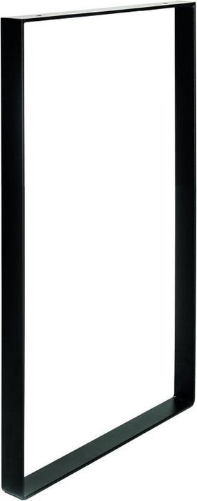 Actual product image Werkstarck Tischkufen 710x400x40x5 schwarz matt