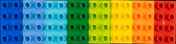 Image du produit LEGO Briques ® Duplo 2x4 - 200 pièces - blocs de construction de base 3011 NEUF (3011)