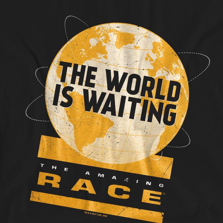 Actual product image The Amazing Race Unisex Adult Waiting World T-Shirt (XXL)