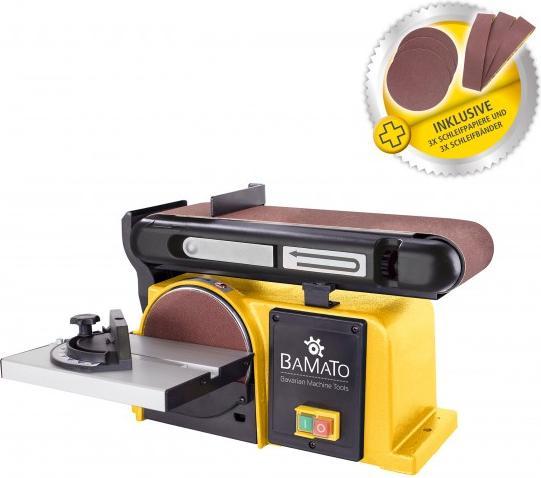 Actual product image Markmüller BAMATO - Band- und Tellerschleifer BDTS-900 Inkl. Schleifset u. Klettauflage (Disc Sander, 370 W)