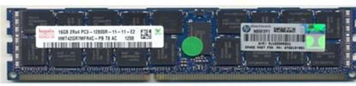 Actual product image HPE 16gb 2rx4 Pc3-12800r-11 Kit (1 x 16GB, 1600 MHz, DDR3-RAM, DIMM)
