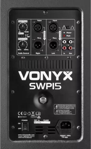 Produktbild Vonyx Lautsprecher SWP15 (Aktiv, 1x 400 W)