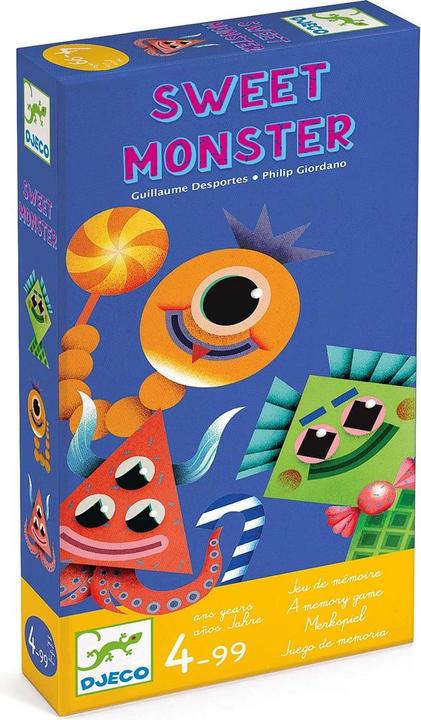 Actual product image Djeco Sweet Monster (German, French, Italian, English)