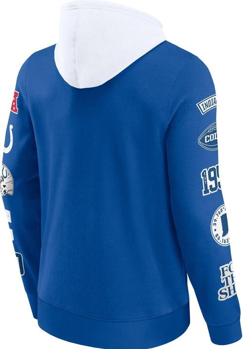 Immagine prodotto Fanatics Felpa con cappuccio Indianapolis Colts NFL con stampa sulle maniche - XXL (XXL)