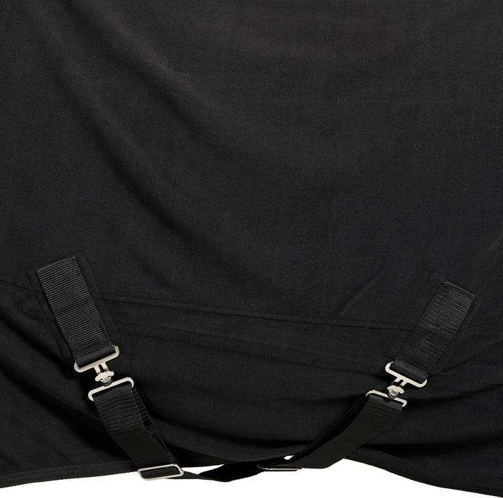 Image du produit Fouganza Couverture de surfaçage poney/cheval - Polar Basic noir (125 cm)