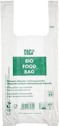 Produktbild Papstar Hemdchen-Tragetasche, aus Bio-Folie, transparent (150 x)