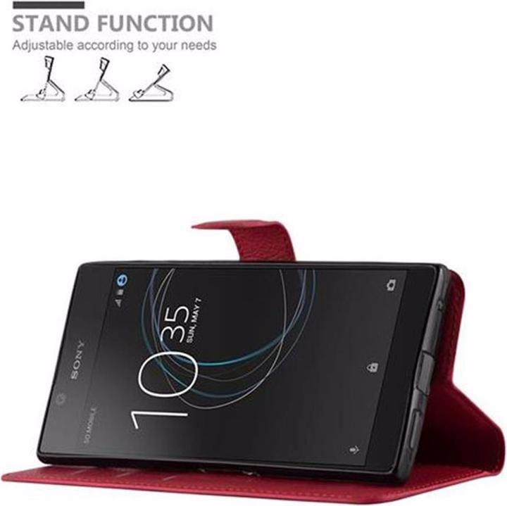 Actual product image Cadorabo Book with stand function cover (Sony Xperia L1)