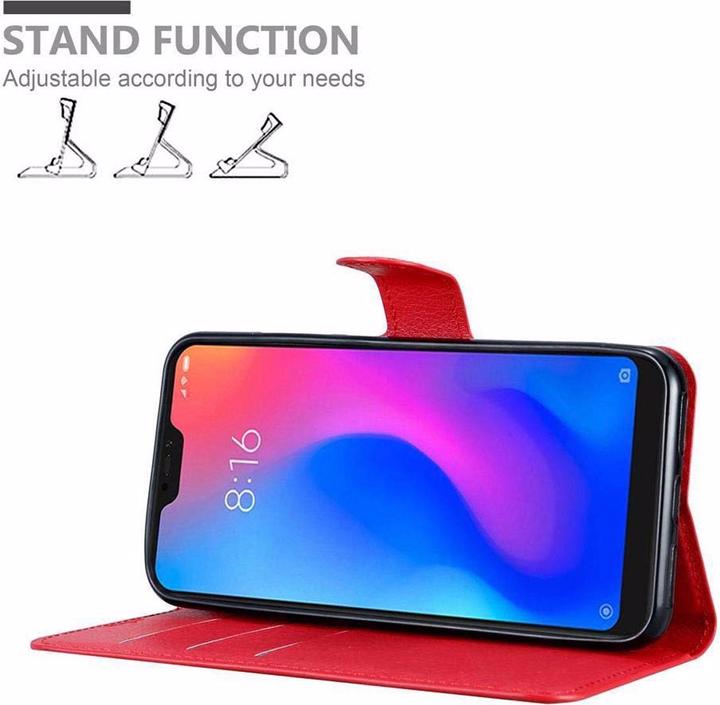 Produktbild Cadorabo Book mit Standfunktion Cover (Xiaomi Mi A2 lite, Xiaomi Redmi 6 Pro)