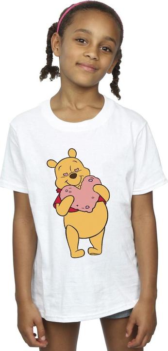 Actual product image Disney Girls Winnie The Pooh Heart Eyes Cotton T-Shirt (140, 146)