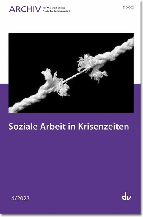Produktbild Soziale Arbeit in Krisenzeiten (Deutsch, Deutscher Verein für öffentliche und private Fürsorge e. V., 2023)