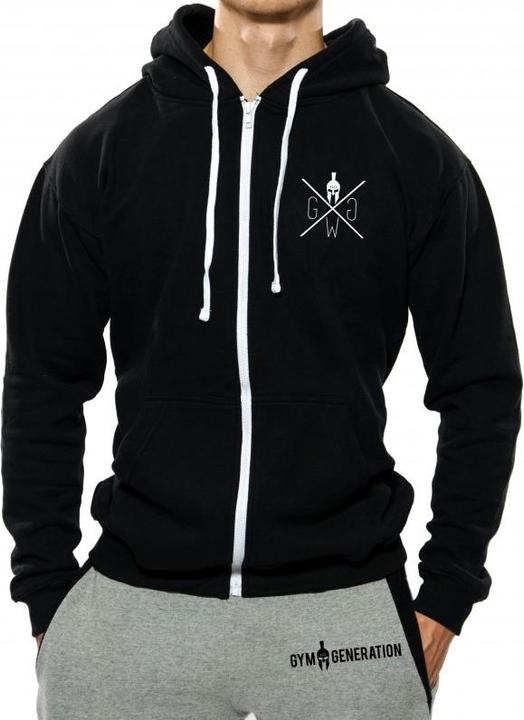 Actual product image Gym Generation Gym Warriors Zip Hoodie Black (L)