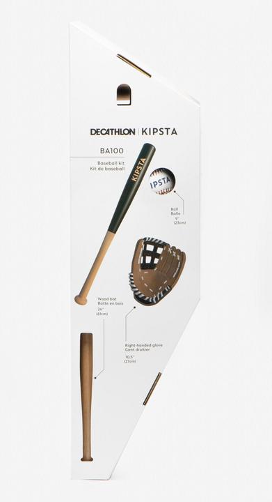 Produktbild Kipsta Kinder Baseball-Set - BA100G Lite (24.02")