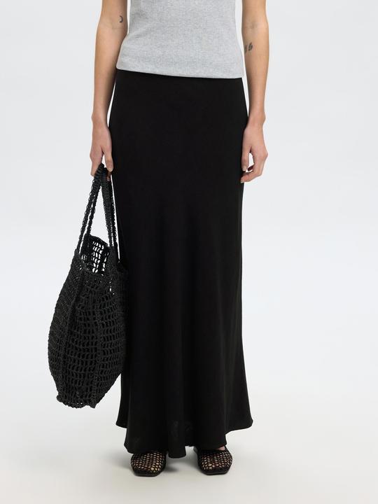 Actual product image Selected Femme Slfviva-Lena Hw Ankle Skirt Noos (36)