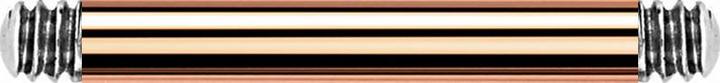 Actual product image Star Piercing Barbell bar rose gold (Surgical steel 316L)