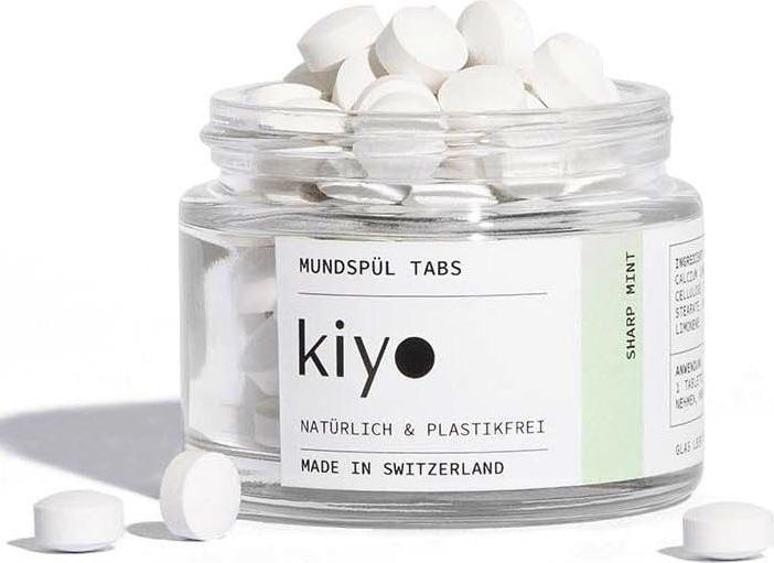 Kiyo Natural Zahnspül-Tabs Sharp Mint 93 Stück (Mundspülung)