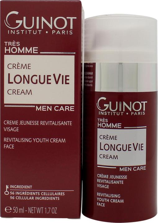 Image du produit Guinot Trés Homme Longue Vie Homme Soin visage revitalisant pour hommes 50ml (50 ml, Crème de jour)