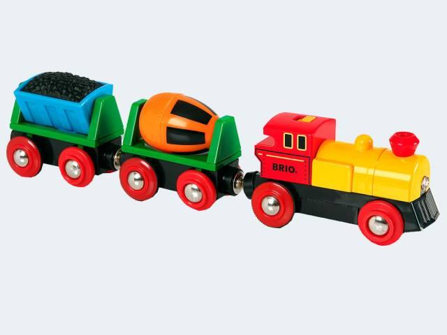 Actual product image Brio Train with battery locomotive