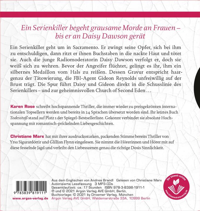 Produktbild Tränennacht (Christiane Marx, Andrea Brandl, Karen Rose, Deutsch)