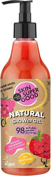 Produktbild Skin super good Natürliches Bio-Erdbeer-Badegel mit Diffusor 500ml (Körpercreme, 500 ml)