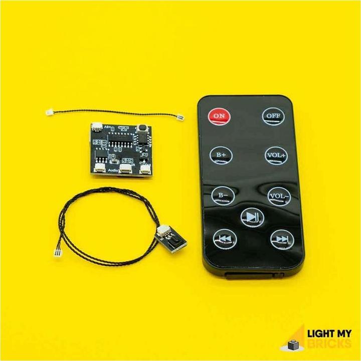 Actual product image Light my bricks Remote control for LED light sets and sound element for LEGO
