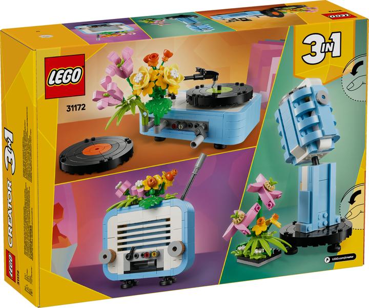 Produktbild LEGO Plattenspieler mit Blumen (31172, LEGO Creator Expert)