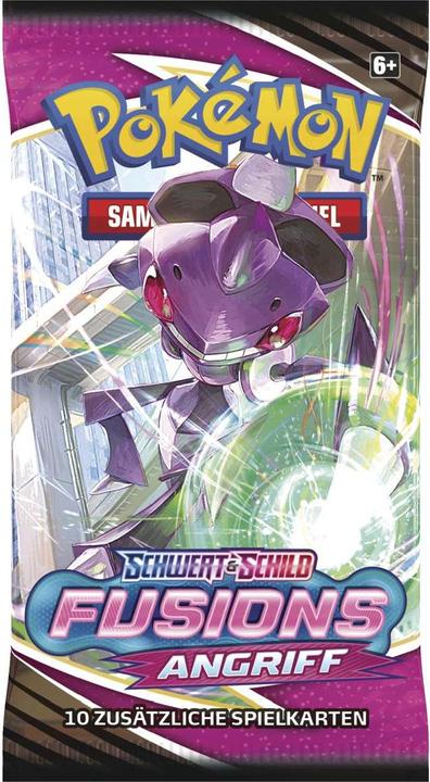 Actual product image Pokémon Fusions Angriff Booster (German, Booster Pack)