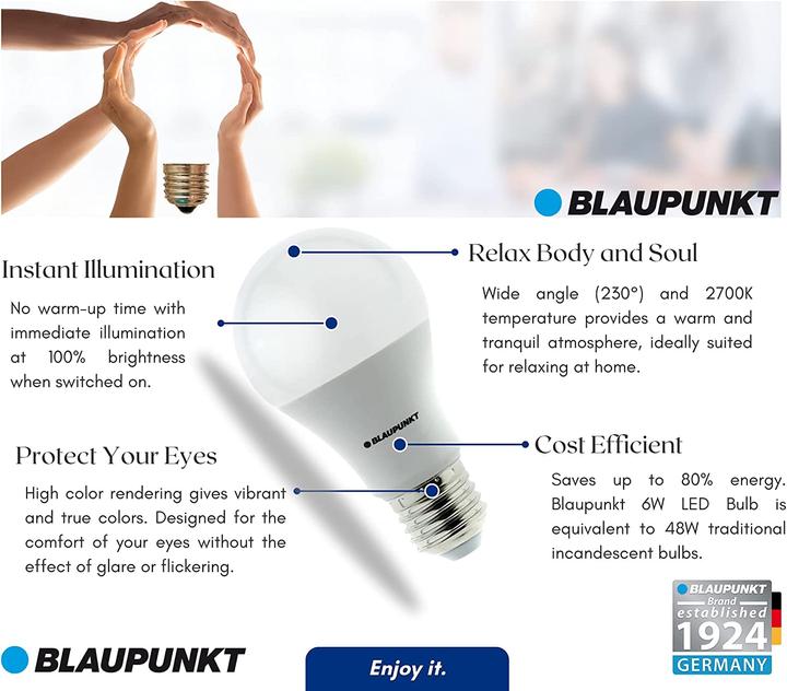 Produktbild Blaupunkt LED Lampe (E27, 11 W, 570 lm, 1 x, F)
