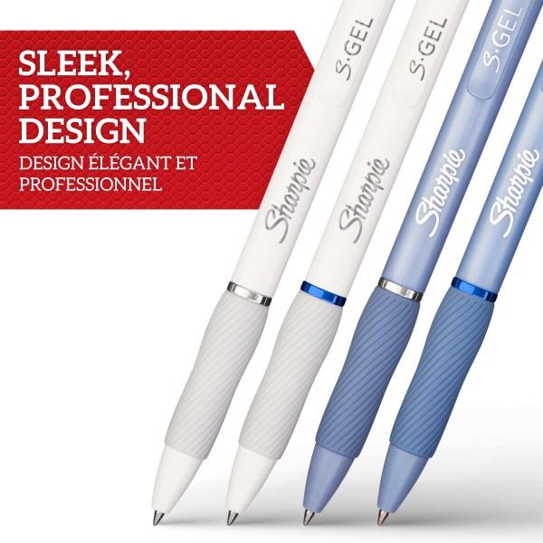 Actual product image Sharpie Gel Pen S-Gel Fashion Set of 4 Frost+Pearl (Pearl effect, Blue, 4 x)
